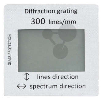 Difrakční mřížka 300 čar/mm