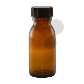 Láhev se šroubovacím uzávěrem, s úzkým hrdlem, AR sklo, 125 ml